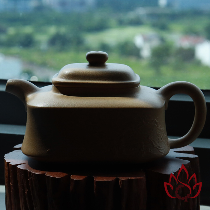 Ấm Tử Sa Phương Chu | Bổn Sơn Lục Nê | 150cc